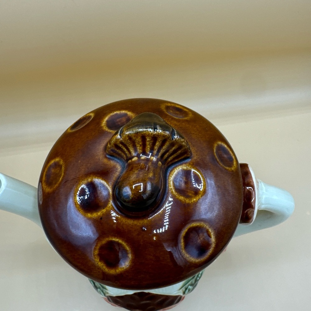 Vtg Empress by Haruta Mushroom Covered Tea Pot Made in Japan - Picture 2 of 10